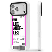 Personalisierte Bordkarte für Los Angeles