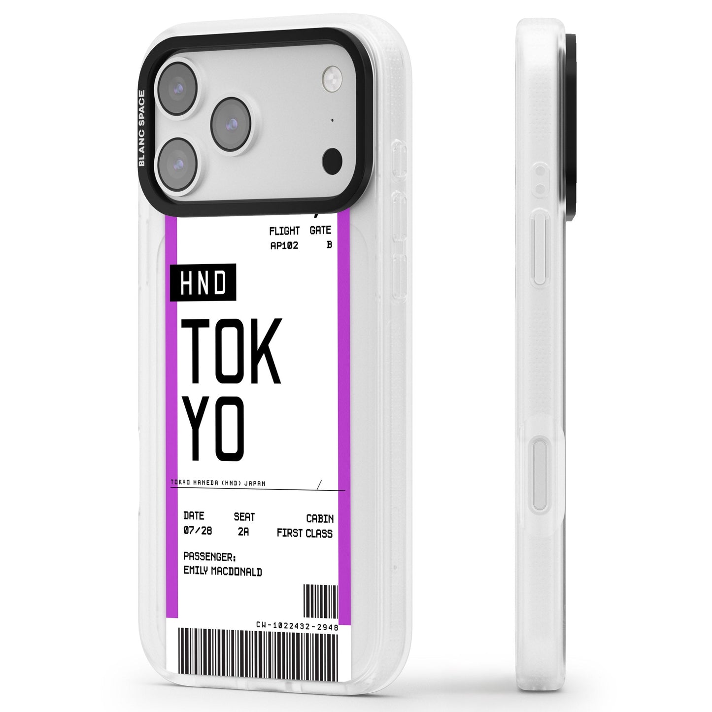 Personalised Tokyo Boarding Pass