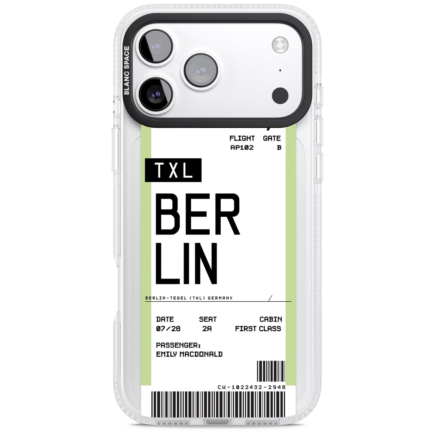 Personalised Berlin Boarding Pass