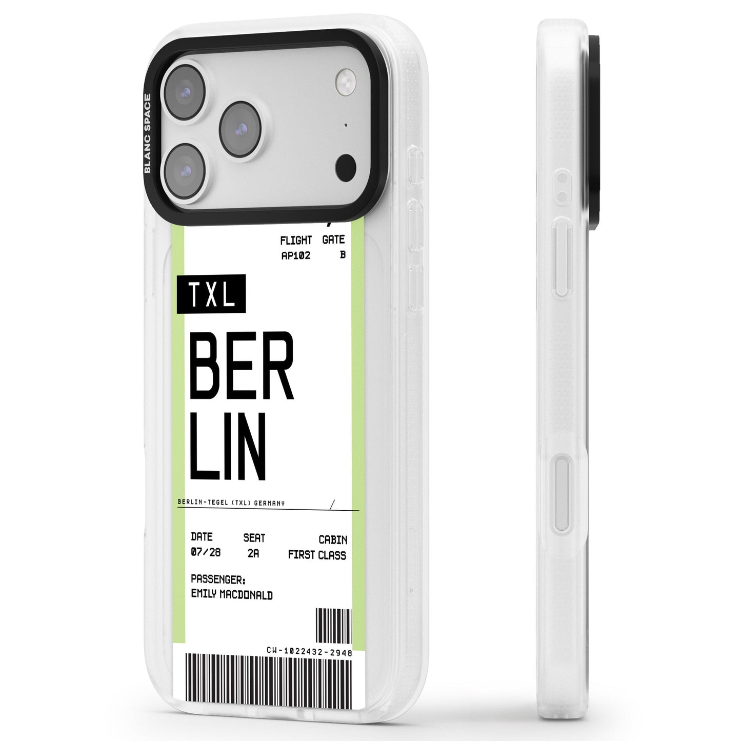 Personalised Berlin Boarding Pass