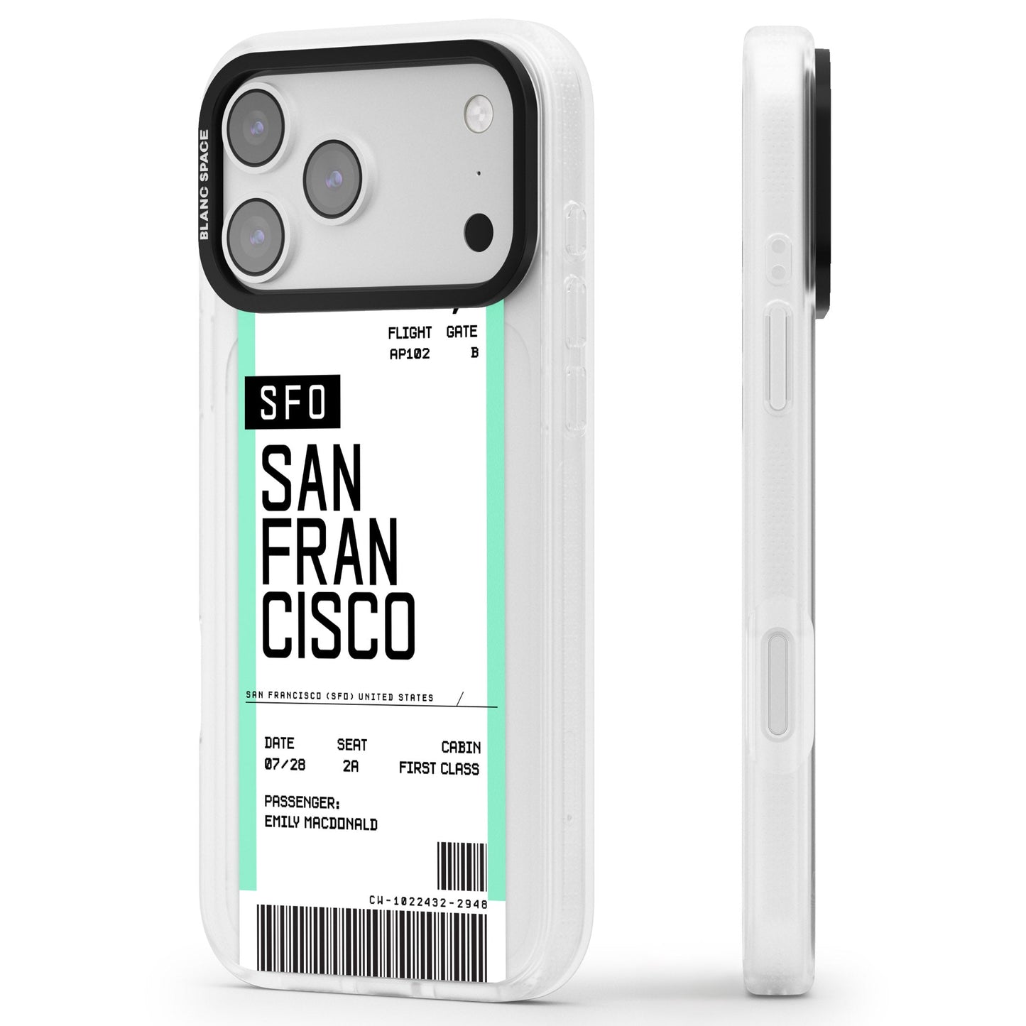 Personalised San Francisco Boarding Pass