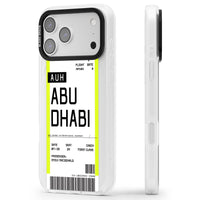 Personalised Abu Dhabi Boarding Pass