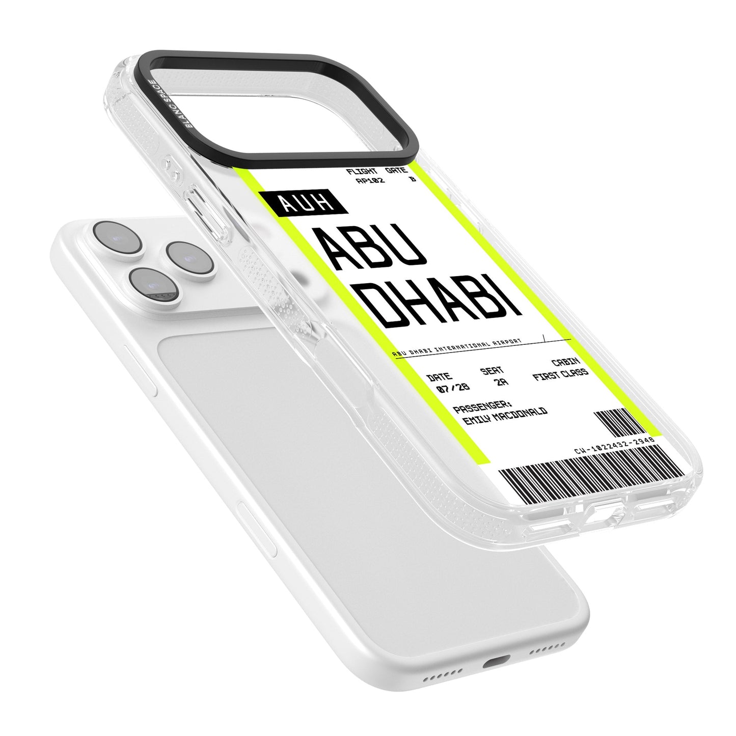 Personalised Abu Dhabi Boarding Pass
