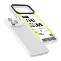 Personalised Abu Dhabi Boarding Pass