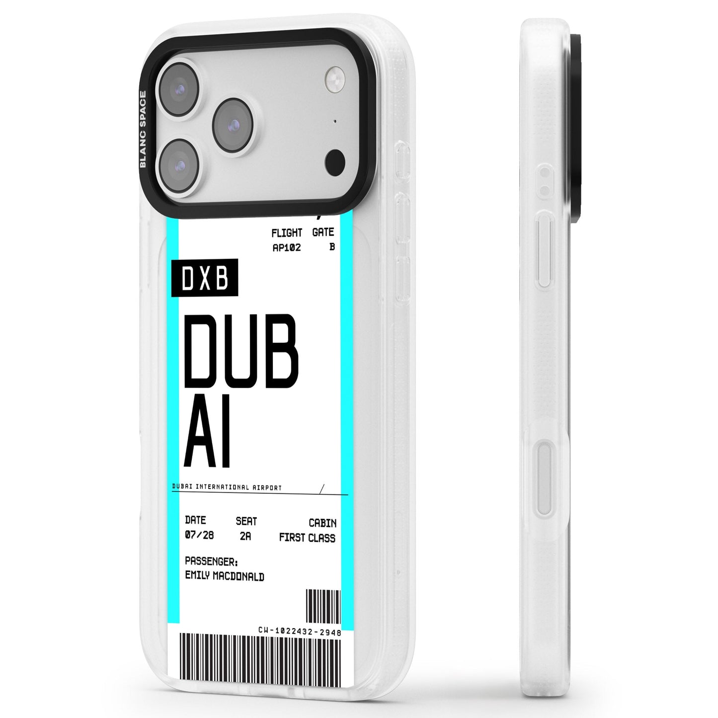 Personalised Dubai Boarding Pass
