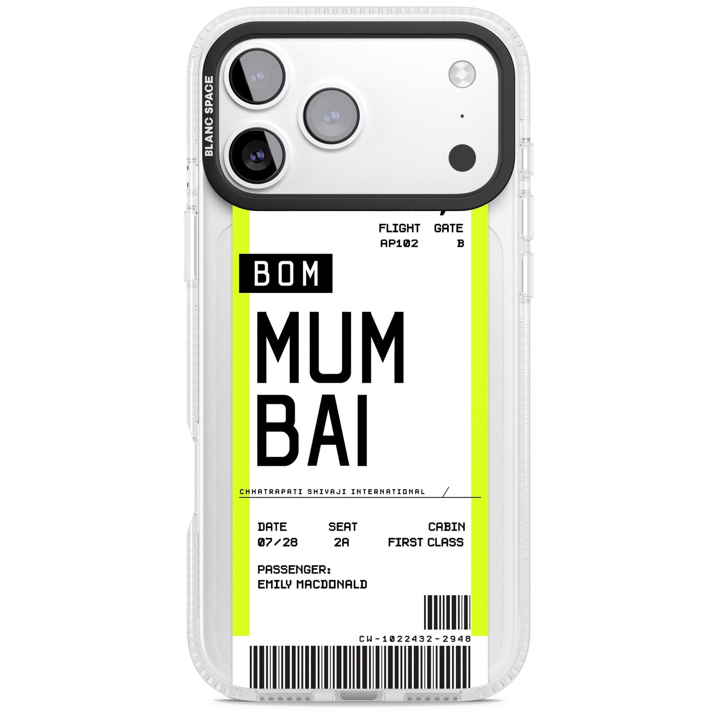Personalised Mumbai Boarding Pass