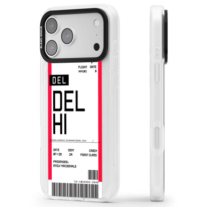 Personalised Delhi Boarding Pass