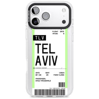 Personalisierte Bordkarte für Tel Aviv
