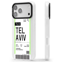 Personalisierte Bordkarte für Tel Aviv