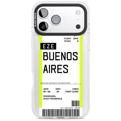 Personalised Buenos Aires Boarding Pass