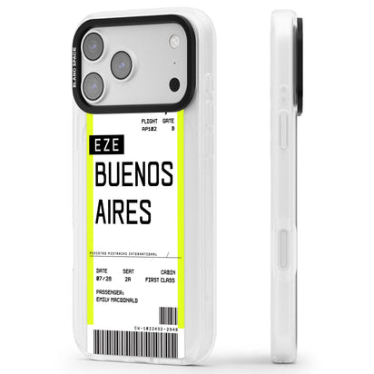 Personalised Buenos Aires Boarding Pass