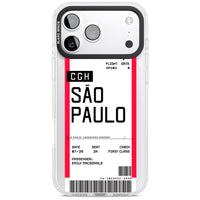 Personalisierte Bordkarte für São Paulo