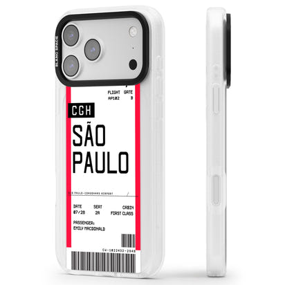 Personalisierte Bordkarte für São Paulo