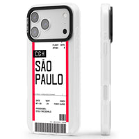 Personalisierte Bordkarte für São Paulo