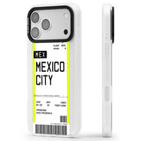 Carte d'embarquement personnalisée pour Mexico