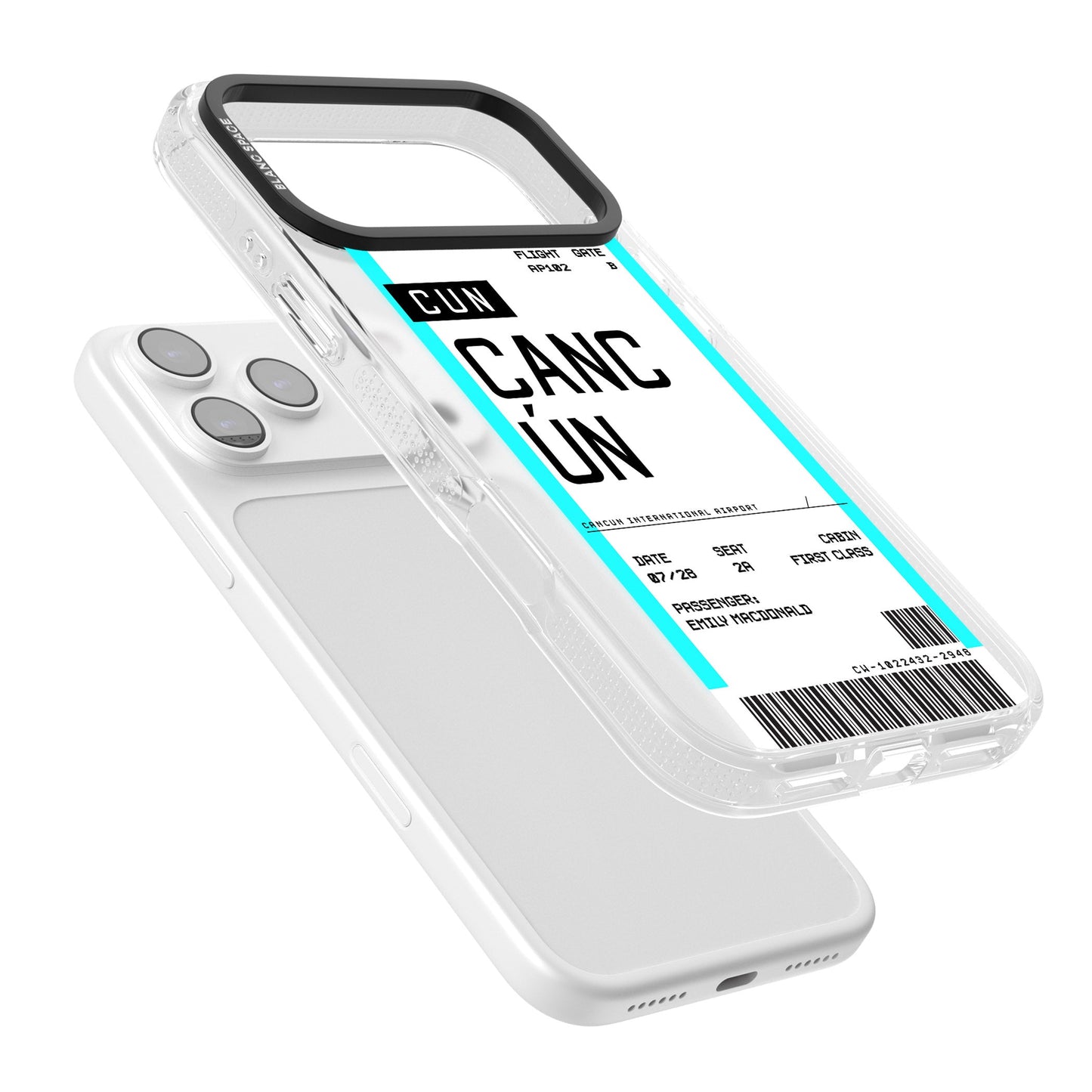 Personalised Cancún Boarding Pass