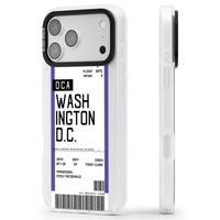 Personalised Washington D.C. Boarding Pass