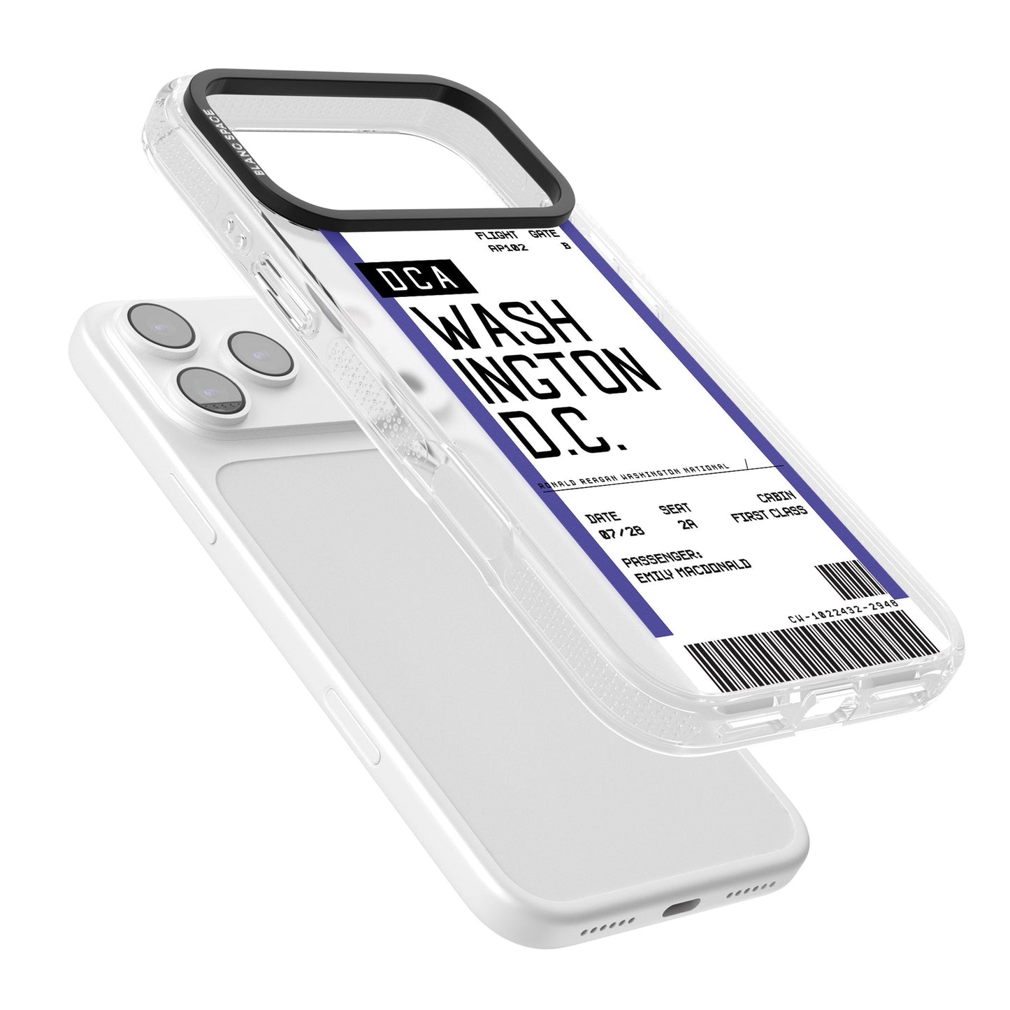 Personalised Washington D.C. Boarding Pass