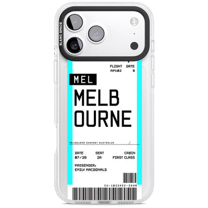 Personalised Melbourne Boarding Pass