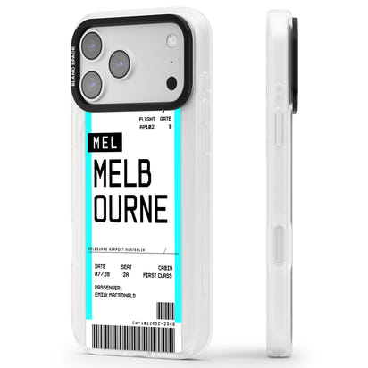 Personalised Melbourne Boarding Pass
