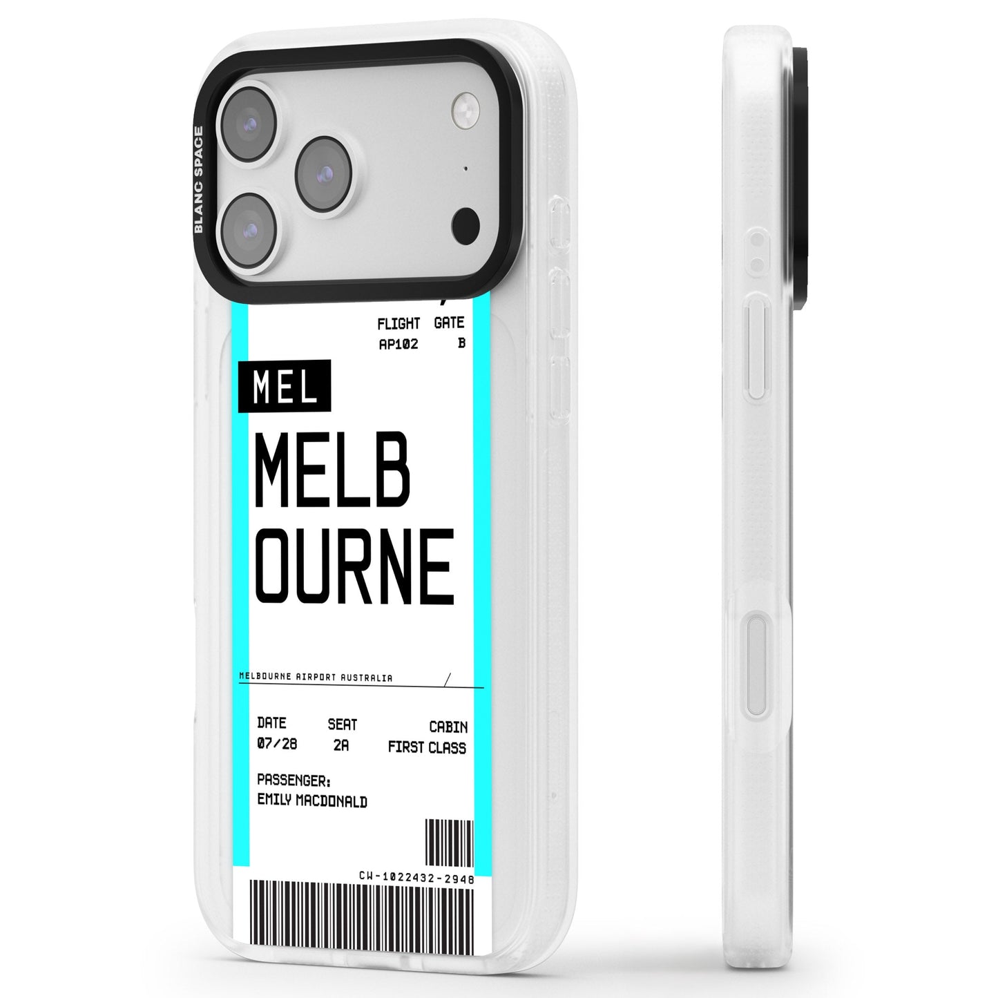 Personalised Melbourne Boarding Pass