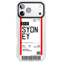 Personalised Sydney Boarding Pass