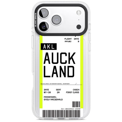 Personalised Auckland Boarding Pass