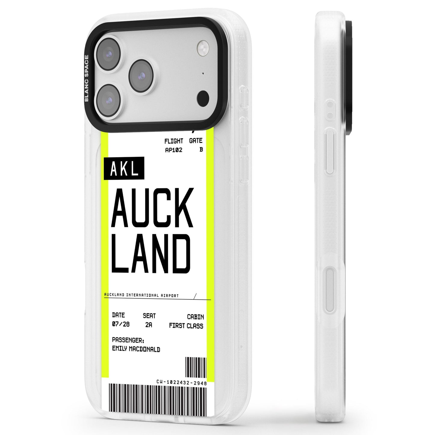 Personalised Auckland Boarding Pass