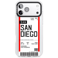 Personalised San Diego Boarding Pass