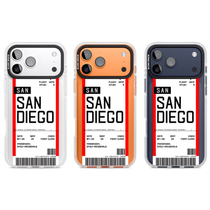 Personalised San Diego Boarding Pass
