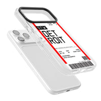 Carte d'embarquement personnalisée pour Détroit