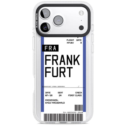 Personalised Frankfurt Boarding Pass