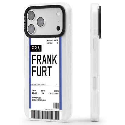 Personalised Frankfurt Boarding Pass