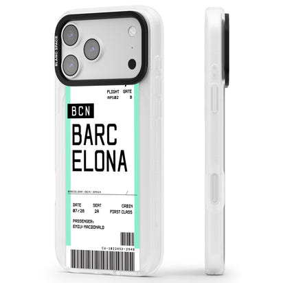 Personalised Barcelona Boarding Pass