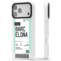 Personalised Barcelona Boarding Pass