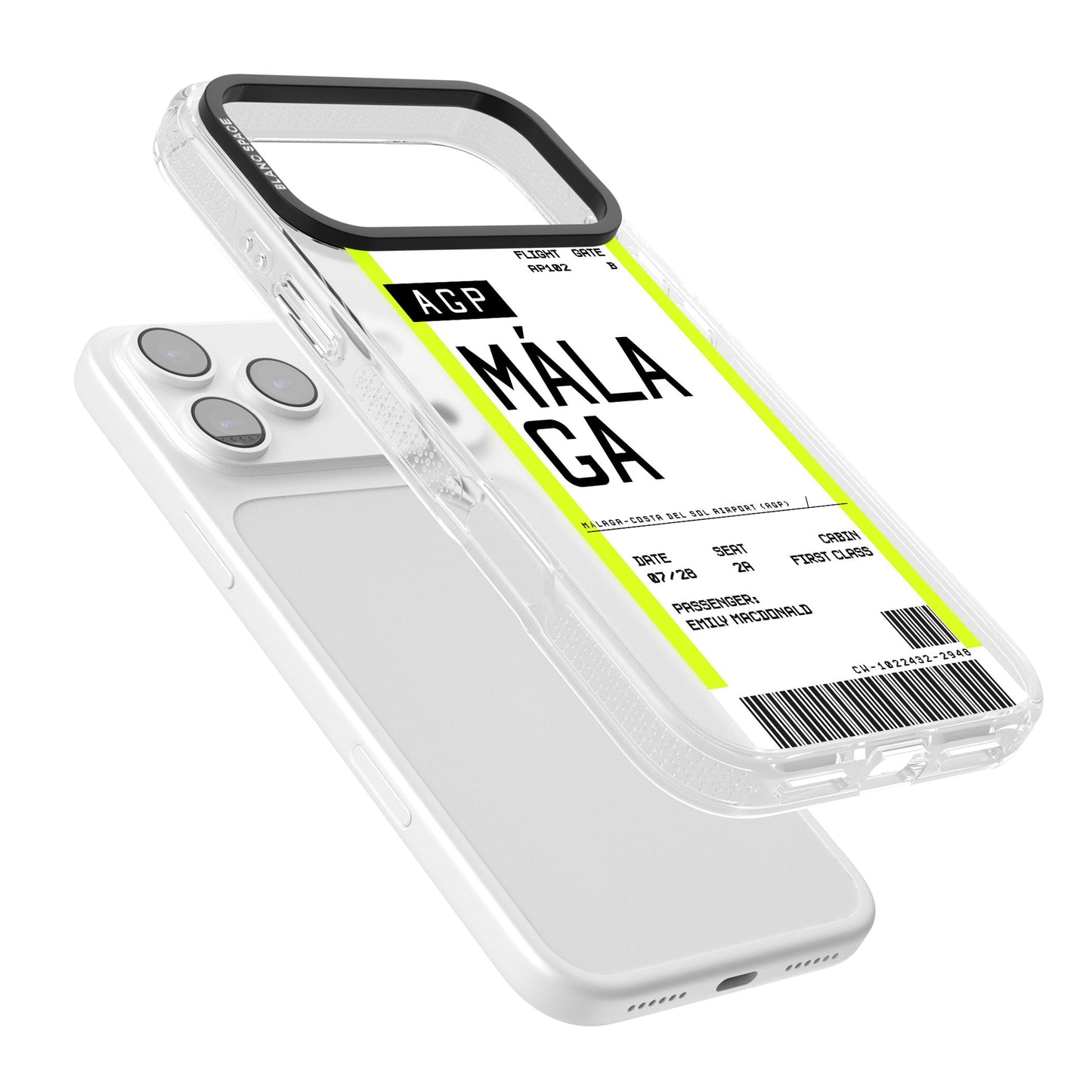 Personalised Málaga Boarding Pass