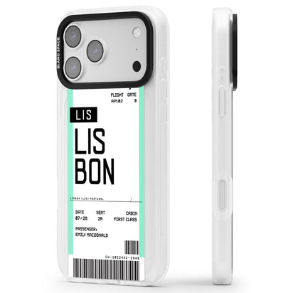 Personalised Lisbon Boarding Pass