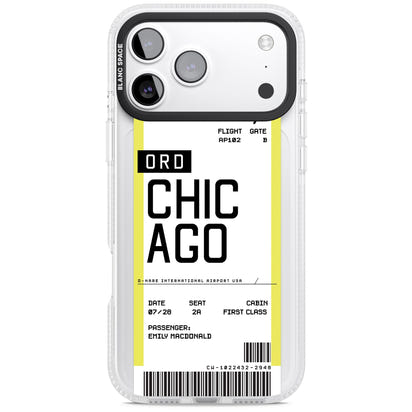 Personalised Chicago Boarding Pass