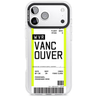 Personalised Vancouver Boarding Pass