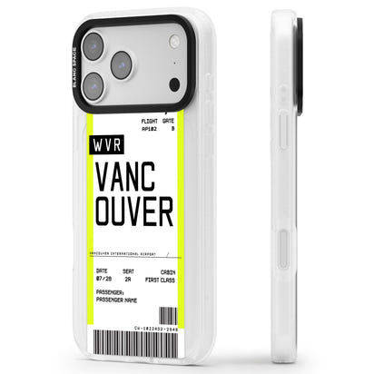 Personalised Vancouver Boarding Pass