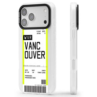 Personalised Vancouver Boarding Pass