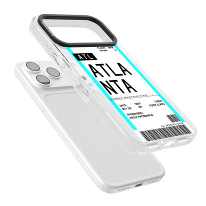 Personalisierte Atlanta-Bordkarte