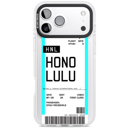 Personalised Honolulu Boarding Pass