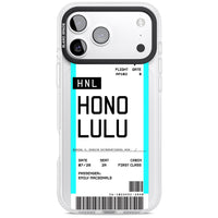 Personalised Honolulu Boarding Pass
