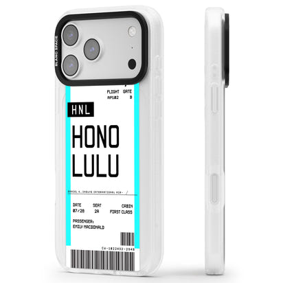 Personalised Honolulu Boarding Pass