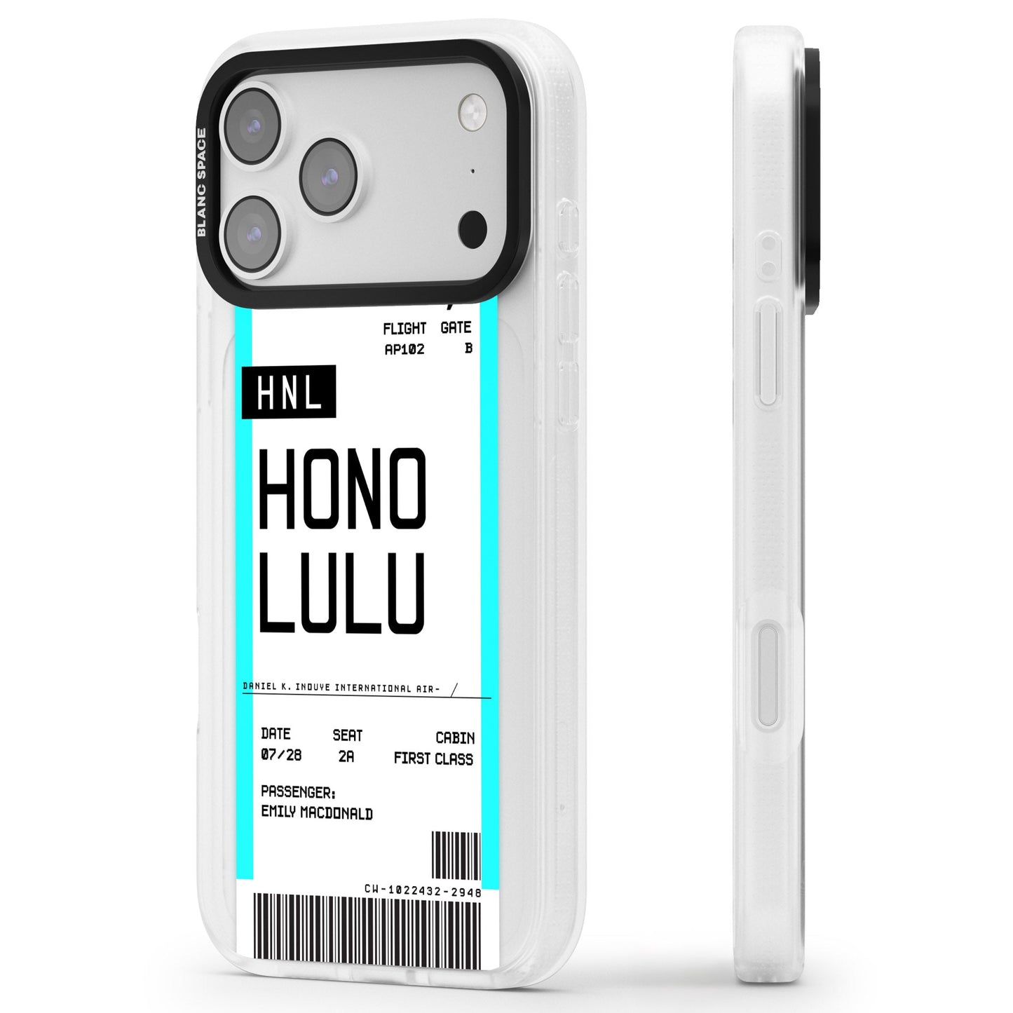 Personalised Honolulu Boarding Pass
