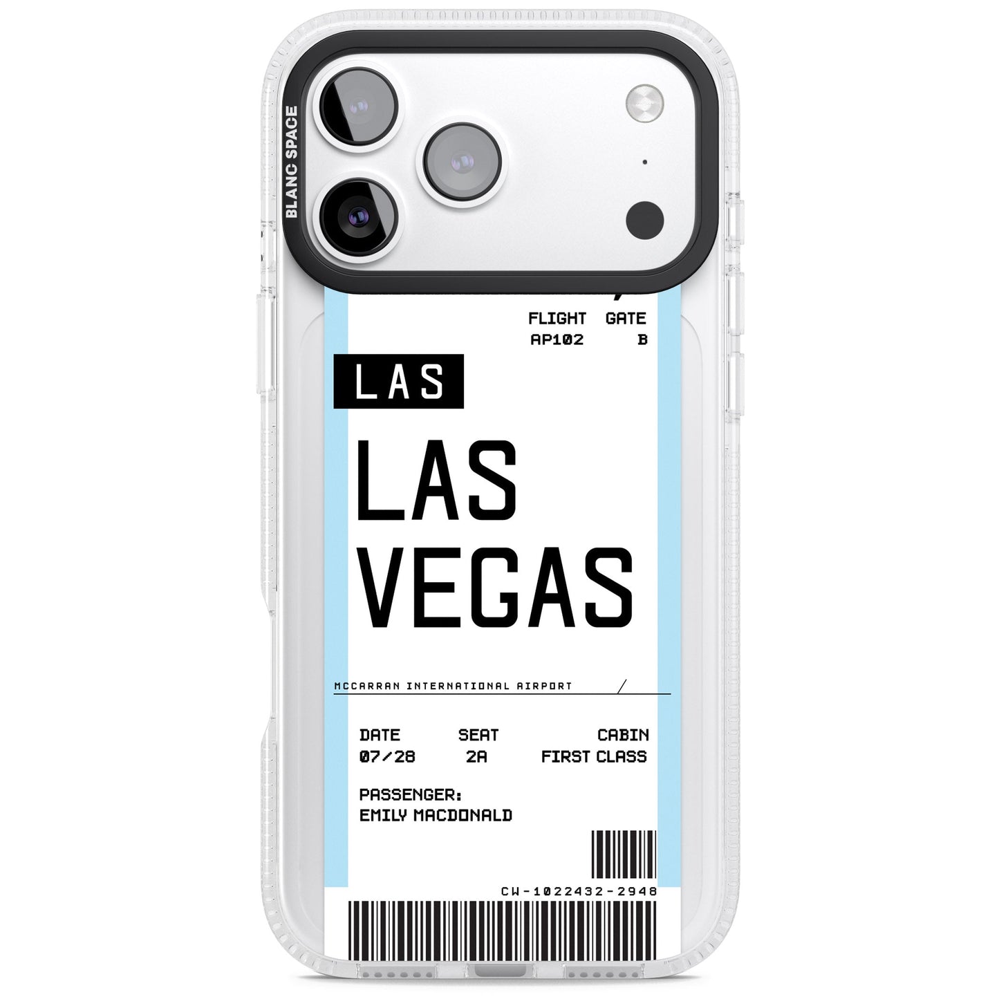 Personalised Las Vegas Boarding Pass