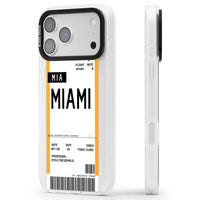 Personalised Miami Boarding Pass