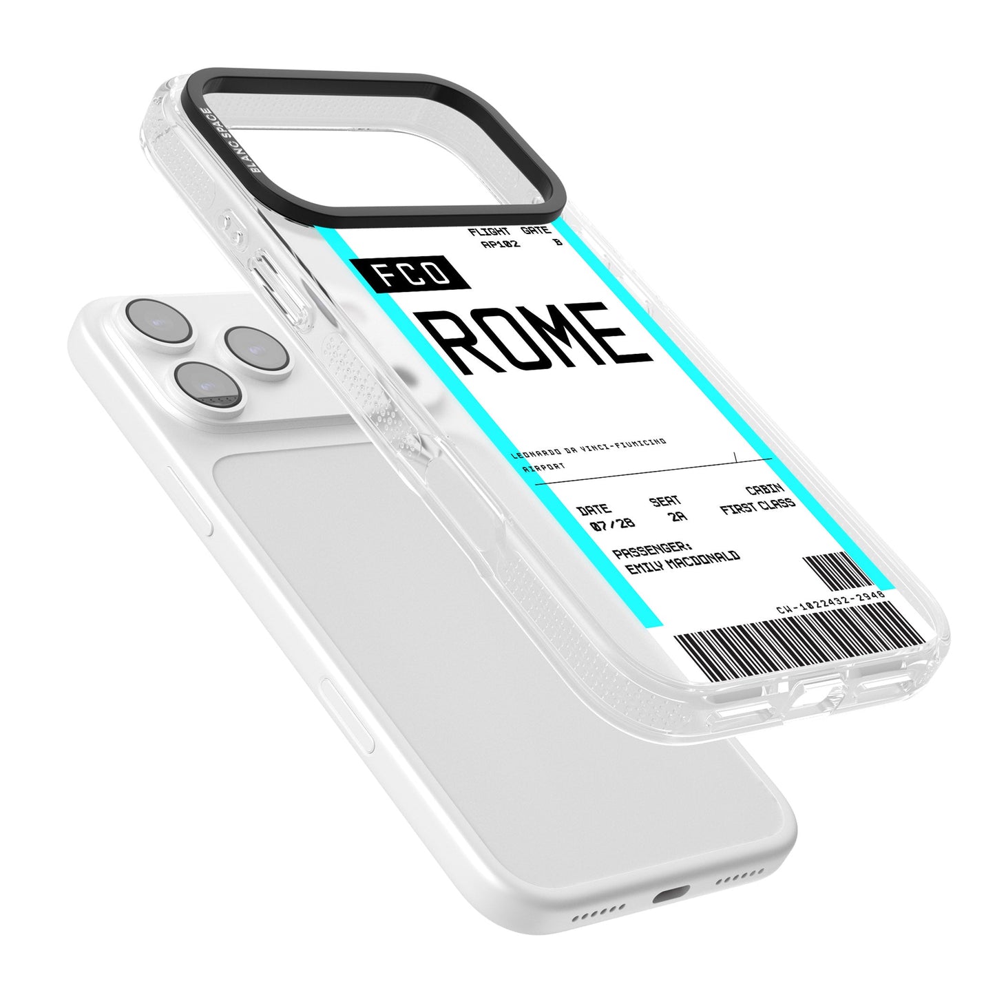 Personalised Rome Boarding Pass