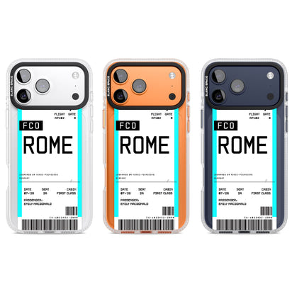 Personalised Rome Boarding Pass